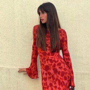 [BRAND NEW] Realisation Par - The Gia in Havana Dress (Small)